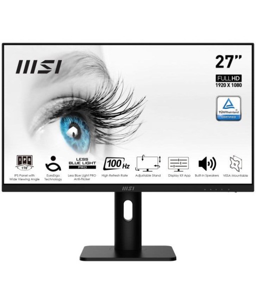 MSI Pro MP273AP Ã©cran plat de PC 68,6 cm (27") 1920 x 1080 pixels Full HD Noir Profitez des Offres !