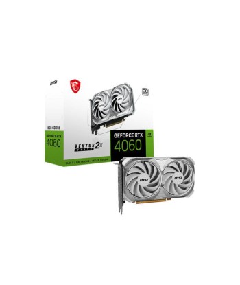 MSI VENTUS GeForce RTX 4060 2X WHITE 8G OC NVIDIA 8 Go GDDR6 livraison et retour toujours gratuits