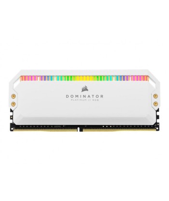 CORSAIR DOMINATOR PLATINUM RGB 32GO DDR4 3200 CL16 ( 4x8GO) BLANC . basket pas cher