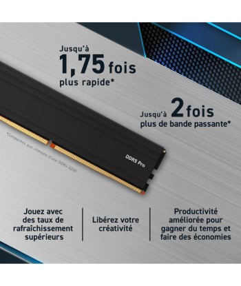 Crucial Pro module de mÃ©moire 48 Go 1 x 48 Go DDR5 5600 MHz plus qu'un jeu 