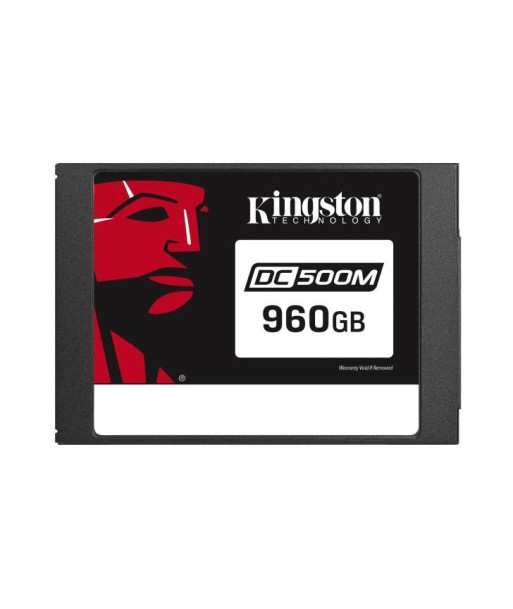 KINGSTON SSD 960G 2.5" Entreprise SATA" *SEDC500M/960G rembourrage situé sous