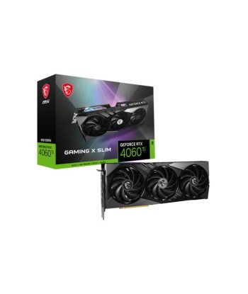 MSI GAMING GeForce RTX 4060 Ti X SLIM 8G NVIDIA 8 Go GDDR6 2023