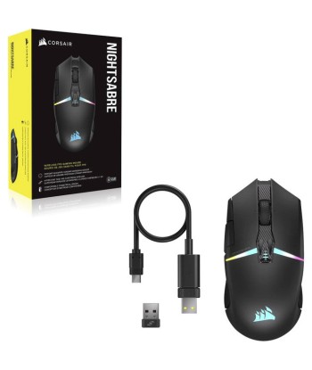 Corsair CH-931B011-EU souris Jouer Droitier RF sans fil + Bluetooth Optique 26000 DPI meilleur choix