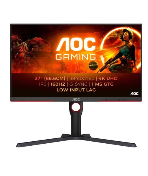 AOC G3 U27G3X/BK Ã©cran plat de PC 68,6 cm (27") 3840 x 2160 pixels 4K Ultra HD LED Noir, Rouge Profitez des Offres !