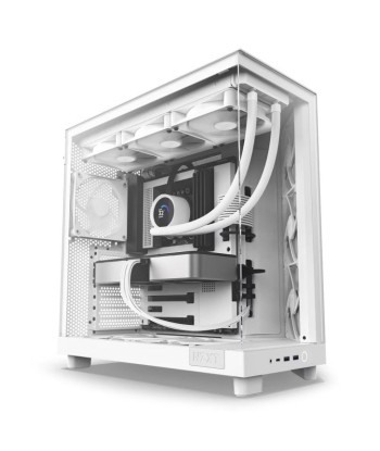 NZXT H6 Flow White basket pas cher