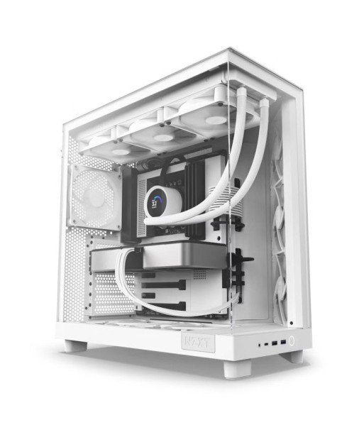 NZXT H6 Flow White basket pas cher