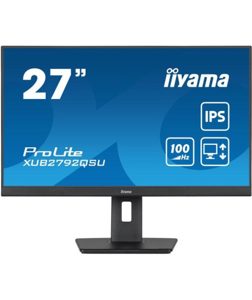 iiyama ProLite Ã©cran plat de PC 68,6 cm (27") 2560 x 1440 pixels Full HD LED Noir en linge