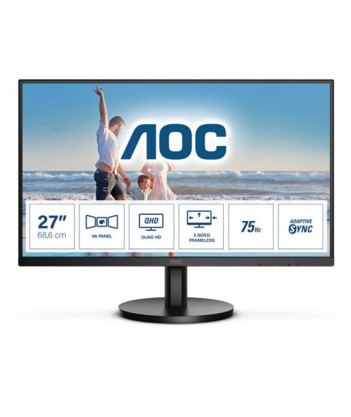 AOC Q27B3MA LED display 68,6 cm (27") 2560 x 1440 pixels Quad HD Noir chez Cornerstreet bien 