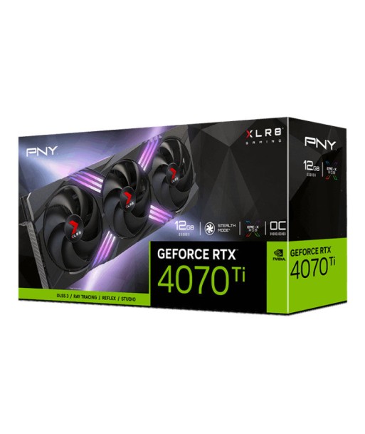 PNY GEFORCE RTX 4070 Ti 12GB XLR8 Gaming VERTO Overclocked Edition DLSS 3 la colonne vertébrale