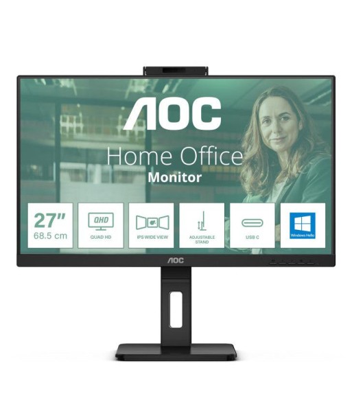 AOC Q27P3QW Ã©cran plat de PC 68,6 cm (27") 2560 x 1440 pixels Quad HD Noir Voir les baskets