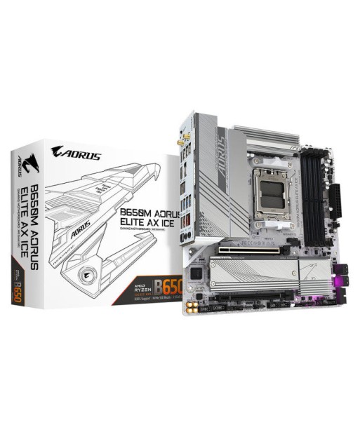 GIGABYTE B650M A ELITE AX ICE Les magasins à Paris