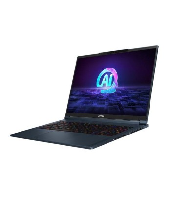 MSI Stealth 16 AI Studio A1VIG-003FR Intel Core Ultra 9 185H Ordinateur portable 40,6 cm (16") UHD+ 32 Go DDR5-SDRAM 1 To SSD NVIDIA GeForce RTX 4090 Wi-Fi 7 (802.11be) Windows 11 Pro Bleu ouvre sa boutique