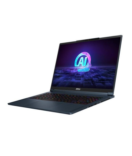 MSI Stealth 16 AI Studio A1VIG-003FR Intel Core Ultra 9 185H Ordinateur portable 40,6 cm (16") UHD+ 32 Go DDR5-SDRAM 1 To SSD NVIDIA GeForce RTX 4090 Wi-Fi 7 (802.11be) Windows 11 Pro Bleu ouvre sa boutique