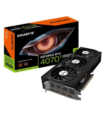 GIGABYTE GeForce RTX 4070 Ti SUPER WINDFORCE OC 16G NVIDIA 16 Go GDDR6X en stock