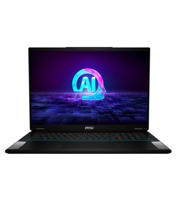 MSI Stealth 18 AI Studio A1VFG-003FR Intel Core Ultra 7 155H Ordinateur portable 45,7 cm (18") Quad HD+ 32 Go DDR5-SDRAM 1 To SSD NVIDIA GeForce RTX 4060 Wi-Fi 7 (802.11be) Windows 11 Pro Noir une grave pollution 