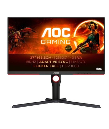 AOC G3 Q27G3XMN/BK Ã©cran plat de PC 68,6 cm (27") 2560 x 1440 pixels 2K Ultra HD LED Noir livraison et retour toujours gratuits