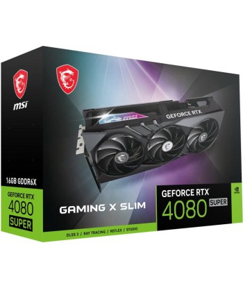 MSI GAMING GeForce RTX 4080 SUPER 16G X SLIM NVIDIA 16 Go GDDR6X vous aussi creer 