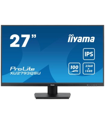 iiyama ProLite XU2793QSU-B6 Ã©cran plat de PC 68,6 cm (27") 2560 x 1440 pixels Wide Quad HD LED Noir le des métaux précieux