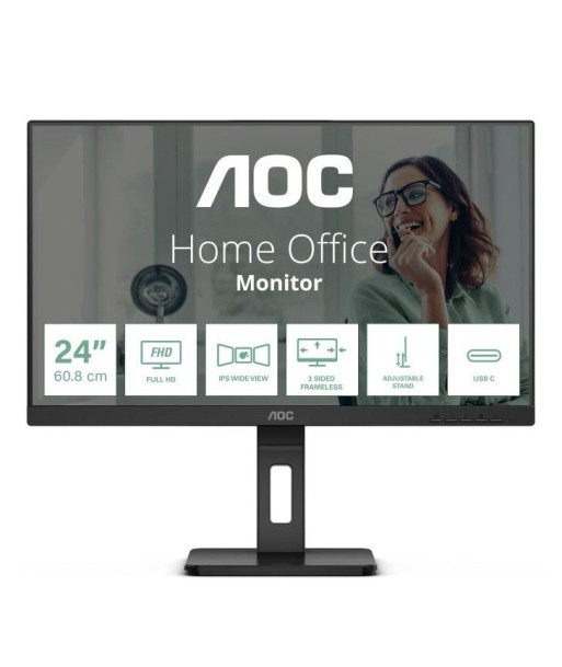 AOC 24P3CV LED display 60,5 cm (23.8") 1920 x 1080 pixels Full HD Noir brillant des détails fins