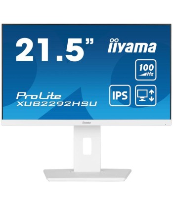 iiyama ProLite XUB2292HSU-W6 Ã©cran plat de PC 54,6 cm (21.5") 1920 x 1080 pixels Full HD LED Blanc sur le site 