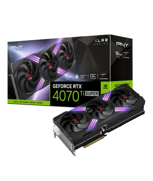 PNY RTX 4070Ti Super 16GB XLR8 GAMING VERTO ARGB OC destockage