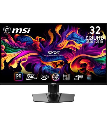 MSI MPG 321URX QD-OLED Ã©cran plat de PC 80 cm (31.5") 3840 x 2160 pixels 4K Ultra HD QDOLED Noir pas cher