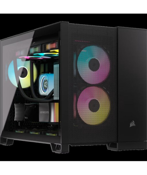 CORSAIR 2500D AIRFLOW Micro ATX Dual Chamber brillant des détails fins