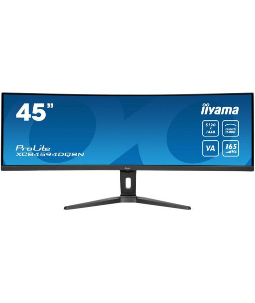 iiyama G-MASTER 45"LCD Curved Bus. UWQHD Ã©cran plat de PC 114,3 cm (45") 5120 x 1440 pixels Dual QHD LED Noir les ctes