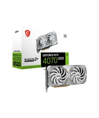 MSI GeForce RTX 4070 SUPER 12G VENTUS 2X WHITE OC NVIDIA 12 Go GDDR6X online