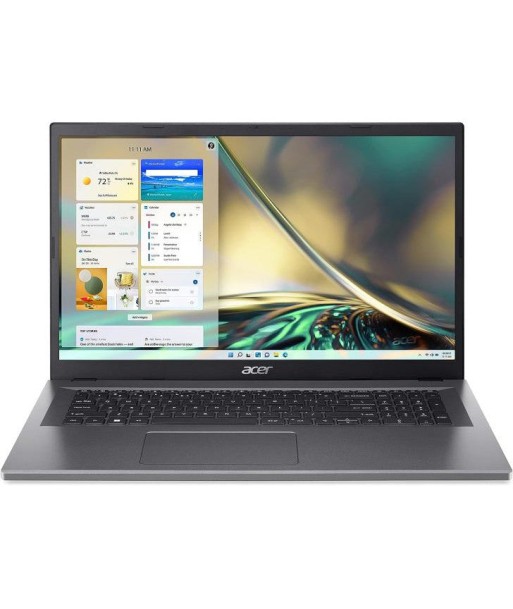 Acer Aspire 3 A317-55P-37VB Intel Core i3 N-series i3-N305 Ordinateur portable 43,9 cm (17.3") Full HD 8 Go LPDDR5-SDRAM 512 Go SSD Wi-Fi 6 (802.11ax) Windows 11 Home Gris en ligne