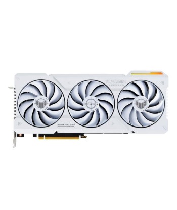 ASUS TUF Gaming TUF-RTX4070TIS-O16G-WHITE-GAMING NVIDIA GeForce RTX 4070 Ti SUPER 16 Go GDDR6X le concept de la Pate a emporter 