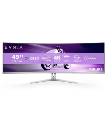 Philips Evnia 8000 49M2C8900L/00 Ã©cran plat de PC 124,2 cm (48.9") 5120 x 1440 pixels Dual QHD QDOLED Blanc prix pour 