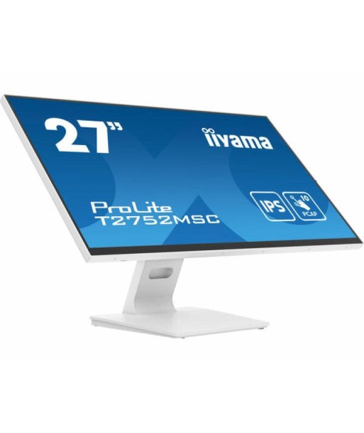 iiyama ProLite T2752MSC-W1 Ã©cran plat de PC 68,6 cm (27") 1920 x 1080 pixels Full HD LED Ã‰cran tactile Blanc Pour