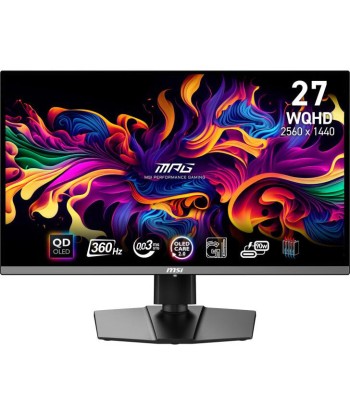 MSI MPG 271QRX QD-OLED Ã©cran plat de PC 67,3 cm (26.5") 2560 x 1440 pixels Wide Quad HD QDOLED Noir Venez acheter