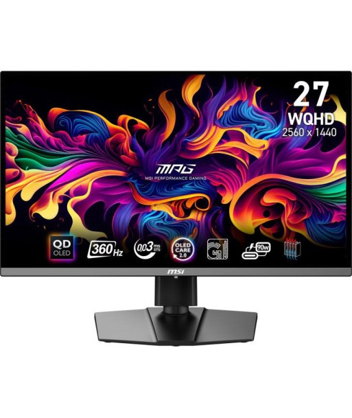 MSI MPG 271QRX QD-OLED Ã©cran plat de PC 67,3 cm (26.5") 2560 x 1440 pixels Wide Quad HD QDOLED Noir Venez acheter