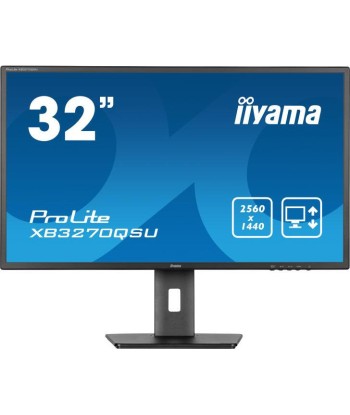 iiyama ProLite XB3270QSU-B1 Ã©cran plat de PC 81,3 cm (32") 2560 x 1440 pixels Wide Quad HD LED Noir brillant des détails fins