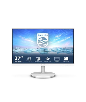 Philips V Line 271V8AW/00 Ã©cran plat de PC 68,6 cm (27") 1920 x 1080 pixels Full HD LCD Blanc JUSQU'A -70%! 