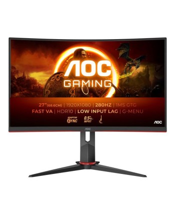 AOC G2 C27G2Z3/BK Ã©cran plat de PC 68,6 cm (27") 1920 x 1080 pixels Full HD LED Noir, Rouge livraison et retour toujours gratuits