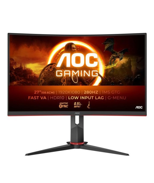 AOC G2 C27G2Z3/BK Ã©cran plat de PC 68,6 cm (27") 1920 x 1080 pixels Full HD LED Noir, Rouge livraison et retour toujours gratuits