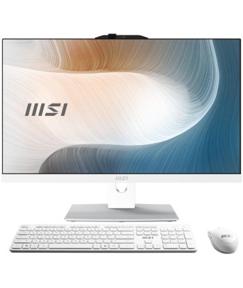 MSI Modern AM242TP 12M-855FR IntelÂ® Core? i7 i7-1255U 60,5 cm (23.8") 1920 x 1080 pixels PC All-in-One 16 Go DDR4-SDRAM 1 To SSD Windows 11 Pro Wi-Fi 6E (802.11ax) Blanc livraison et retour toujours gratuits