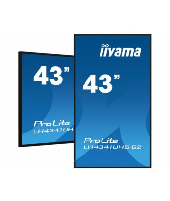 iiyama LH4341UHS-B2 affichage de messages 108 cm (42.5") LCD 500 cd/mÂ² 4K Ultra HD IntÃ©grÃ© dans le processeur Android 8.0 18/7 français