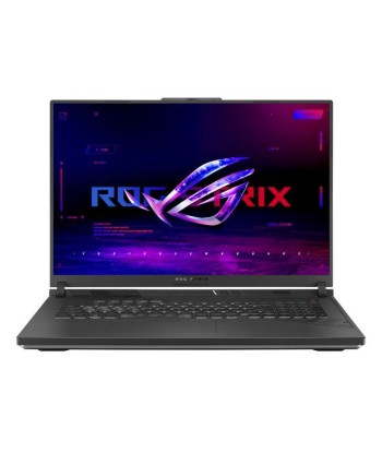 ASUS ROG Strix G18 GL814JI-N6124X IntelÂ® Core? i9 i9-13980HX Ordinateur portable 45,7 cm (18") WQXGA 32 Go DDR5-SDRAM 1 To SSD NVIDIA GeForce RTX 4070 Wi-Fi 6E (802.11ax) Windows 11 Pro Noir, Gris français