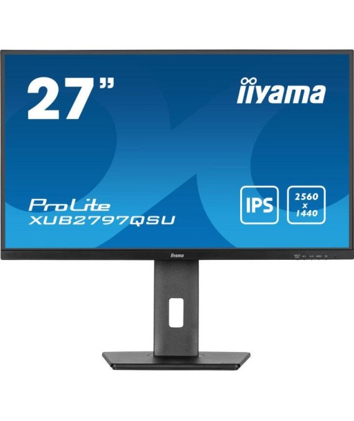 iiyama ProLite XUB2797QSU-B1 Ã©cran plat de PC 68,6 cm (27") 2560 x 1440 pixels Wide Quad HD LED Noir du meilleur 