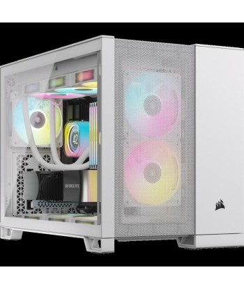 CORSAIR 2500D AIRFLOW Micro ATX Dual Chamber PC Case - White s'inspire de l'anatomie humaine