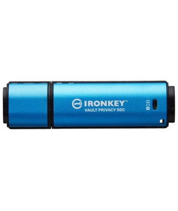 Kingston Technology IronKey 8 Go USB-C Vault Privacy 50C chiffrÃ©e AES-256, FIPS 197 Par le système avancé 