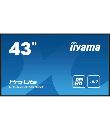 iiyama PROLITE LE4341S-B2 Ã‰cran plat de signalisation numÃ©rique 108 cm (42.5") LCD 350 cd/mÂ² Full HD Noir 18/7 vous aussi creer 