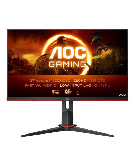 AOC G2 27G2ZN3/BK Ã©cran plat de PC 68,6 cm (27") 1920 x 1080 pixels Full HD LCD Noir, Rouge outlet