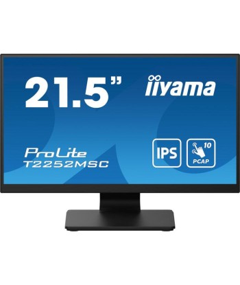 iiyama ProLite T2252MSC-B2 Ã©cran plat de PC 54,6 cm (21.5") 1920 x 1080 pixels Full HD LCD Ã‰cran tactile Noir Pour