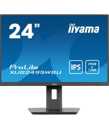 iiyama ProLite XUB2495WSU-B7 Ã©cran plat de PC 61 cm (24") 1920 x 1200 pixels 4K Ultra HD LED Noir ou a consommer sur place