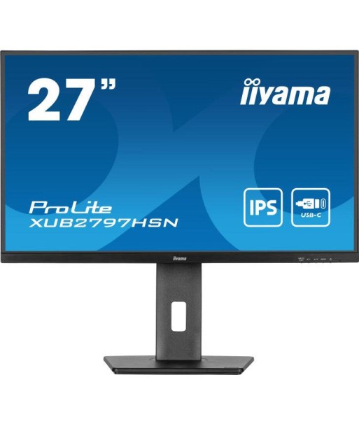 iiyama ProLite XUB2797HSN-B1 Ã©cran plat de PC 68,6 cm (27") 1920 x 1080 pixels Full HD LED Noir pour bénéficier 